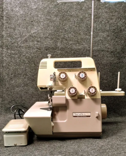 Bernina Bernette Overlock Serger Sewing Machine Model 234 Tested #elehosp