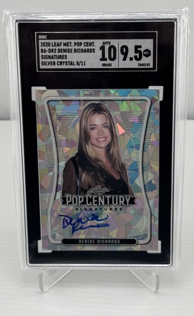 Leaf Pop Century Denise Richards 直筆サイン 2019 POP CENTURY METAL AUTO: DENISE RICHARDS -AUTOGRAPH JAMES BOND