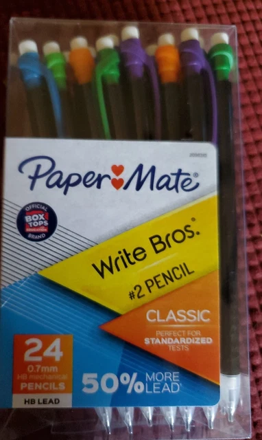 PAPER ❤️ MATE Mechanical PENCILS , Write Bros. Classic #2 Pencil 0.7mm 24 Pack