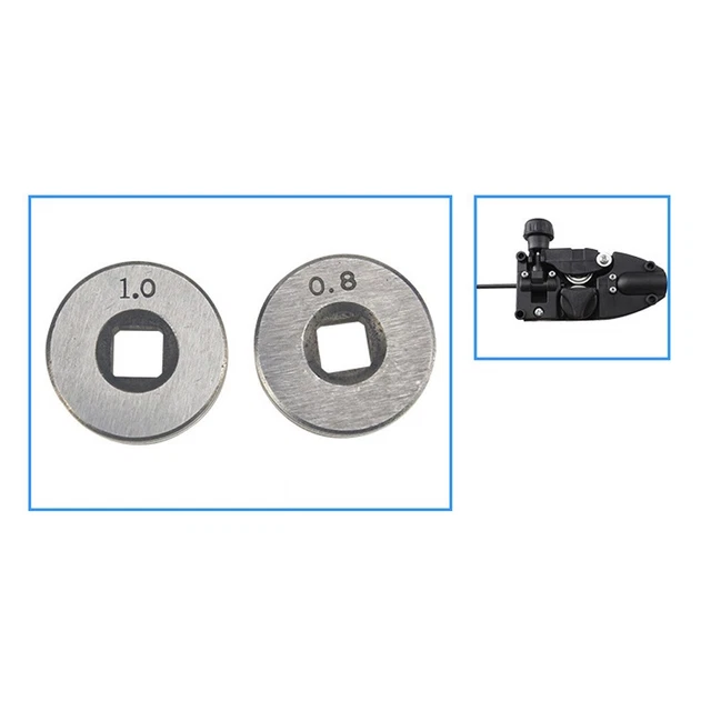 Lot de 5 rouleaux d'alimentation de fil de soudeur, rainure de 1,0 à 1