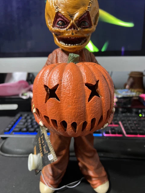 Trick 'r Treat Sam LIGHT UP! Ceramic Statue New Trick or Treat Rare Halloween