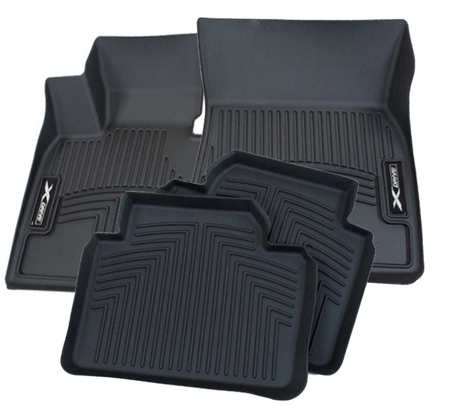 GENUINE OEM FRONT & Rear AllWeather Black Floor Liner Set for BMW F30