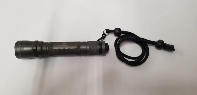 SureFire A2-HA-YG A2 Aviator Flashlight High-Intensity Incandescent / RED LED