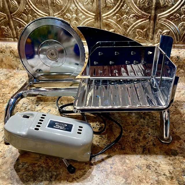 VINTAGE RIVAL ELECTRIC Food Slicer Meat Deli Model 1101E3 Tested WORKS