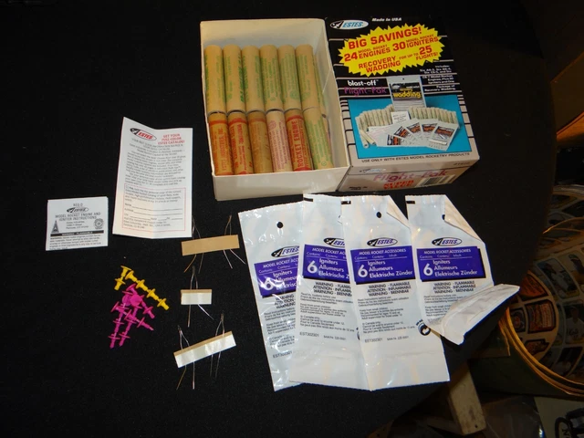 Estes Blast Off Flight Pack of Model Rocket Engines 24 Pack EST 1672 Estes Blast Off Flight Pack of Model Rocket Engines 24 Pack EST 1672