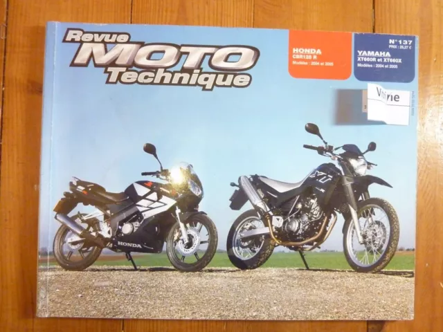 CBR125R XT660 Revue Technique moto Honda Yamaha Etat - NEUVE PORT Reduit France