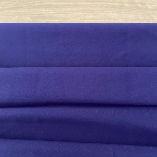 Purple Mini Matte Fabric 2.7m Lavalava Puletasi Dress Cloth Material Solid