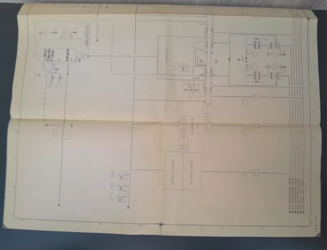 Lot de 3 Plans Framatome Lubricating Seal oil system Diagram construction 1986