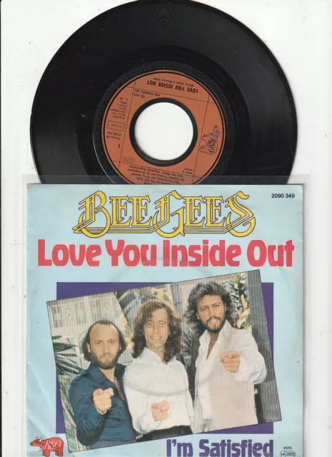 7 " Single Bee Gees  -  love you inside out .