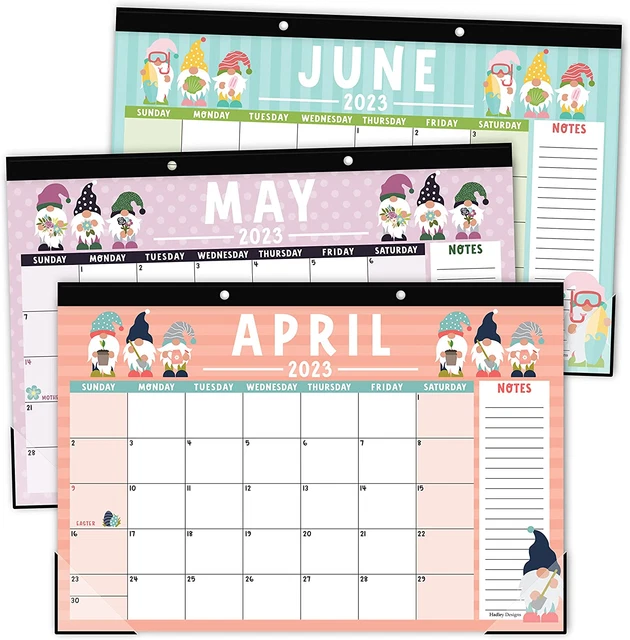 gnome-large-desk-calendar-2023-2024-calendar-desk-pad-18-month-calendar-for-de-40-15-picclick