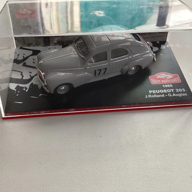 Catalogue Peugeot Peugeot 203 " Rallye Monté Carlo " 1960 Au 1/43 - Collection Polo Voiture