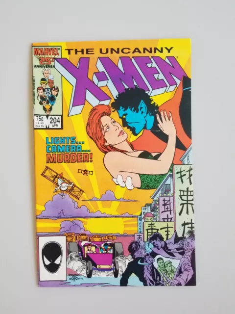 The Uncanny X-Men 204  April 1986 Marvel Comics High Grade
