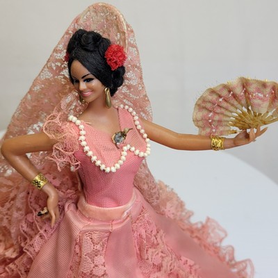 60's Spanish Flamenco Dancer Marin Chiclana Spain with tags  12
