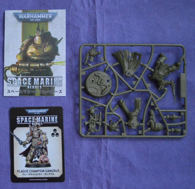 Figurine Space Marine Heroes - Gurg The Foul, Death Guard Warhammer 40K (sans Boîte)