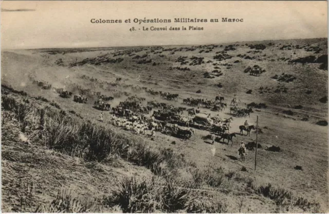 CPA AK MAROC TAZA Colonnes et Operations Militaires (10100)