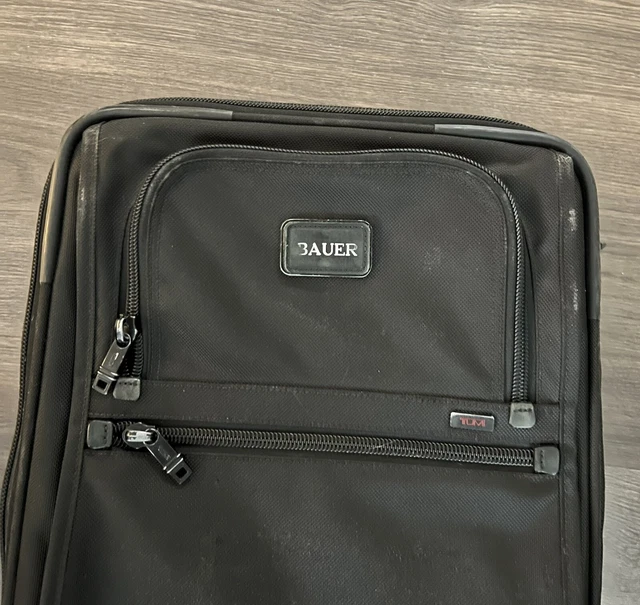TUMI ALPHA Black Nylon Wheeled Carry-on Suitcase Business 22922DH Expandable 4