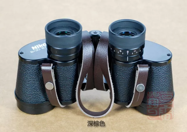 Genuine Leather Handmade DC Camera Binocular Shoulder Neck Strap Sling Suspender