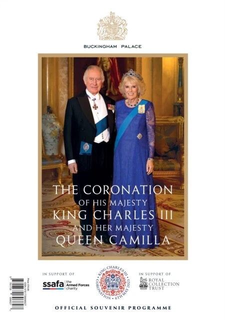 The Official Souvenir Programme   Celebrating the Coronation of His Ma - B245z