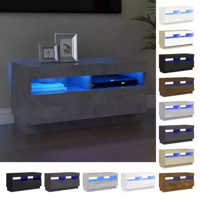 Mueble para TV con Luces LED Aparador Salón Multicolor Multitalla vidaXL