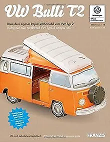 VW Bulli T2 | VW-Bulli-Papier-Bausatz mit Begleitbuch... | Livre | état très bon