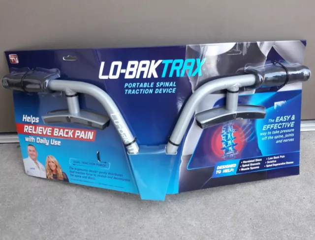 LO-BAK TRAX Portable Spinal Traction DECOMPRESS Sciatica Low Back Pain NEW