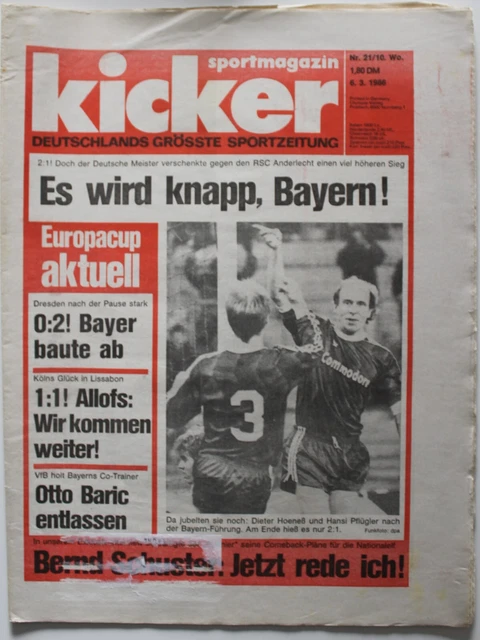 Fanion Vintage FC Bayer 05 Dynamo Dresden – Europacup 1985-1986