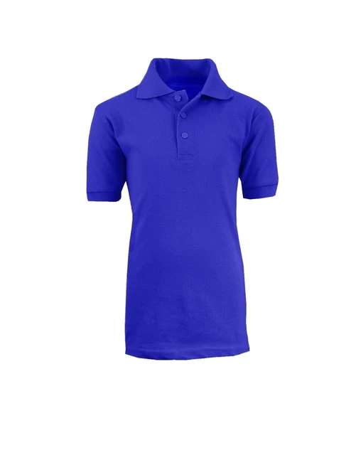 DDI 2290328 A+ School Uniform Polo Shirt - Royal Blue  2 X Case of 36