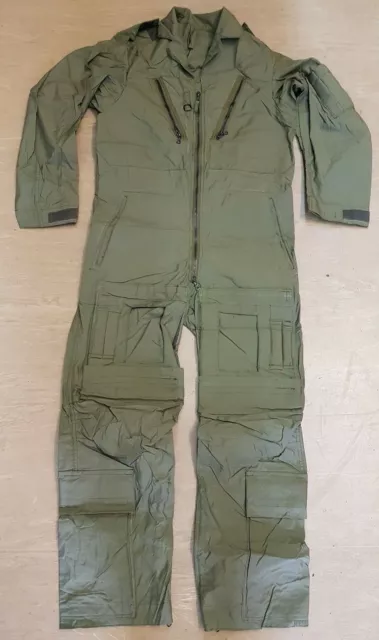 New Genuine RAF Flight Pilot Suit MK15 Aircrew Coverall Sage Green Size 1