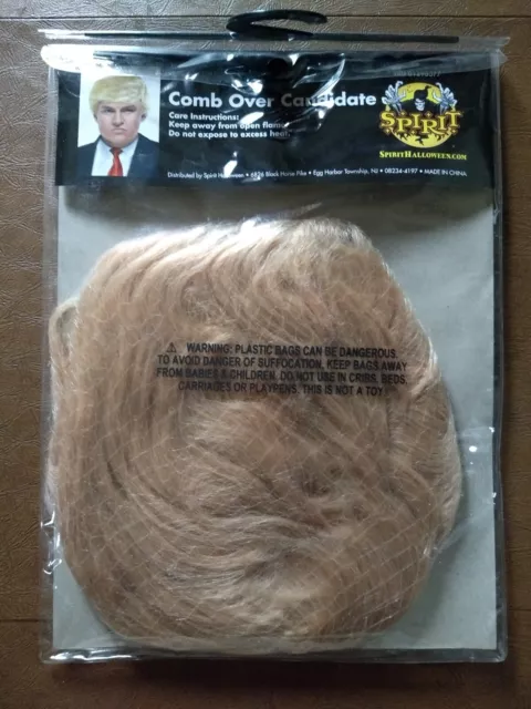 Comb-over Candidate wig Donald J Trump hair costume Halloween spirit 2
