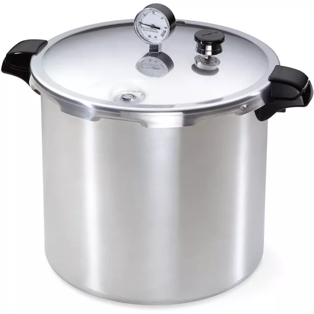 NEW Pressure Canner and Cooker, 23 qt, Silver,Stainless Steel