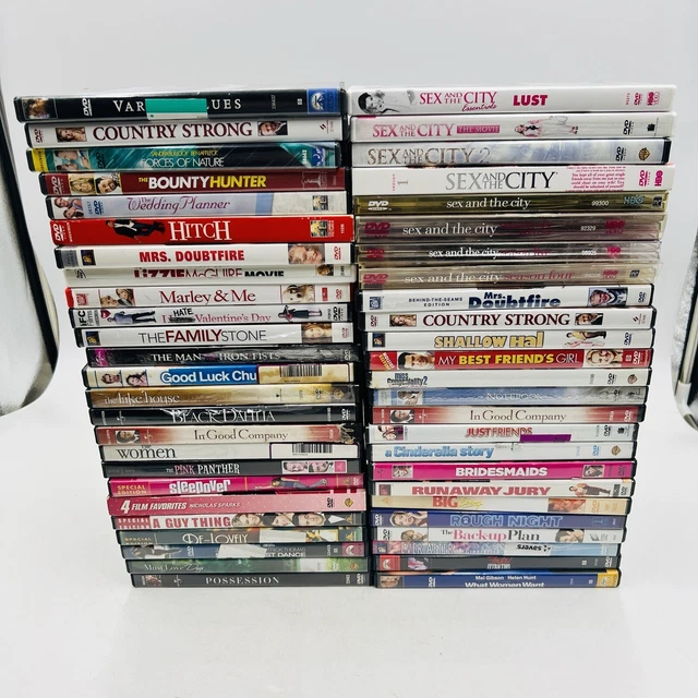 LOT OF 50 DVDs Wholesale / Bulk DVDs Lot AList DVD Movies AS