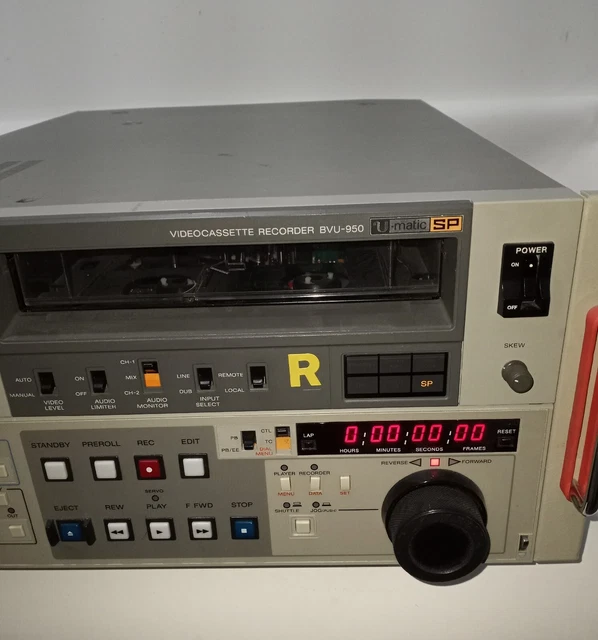 Sony BVU-950 3/4" U Matic SP Videotape Recorder