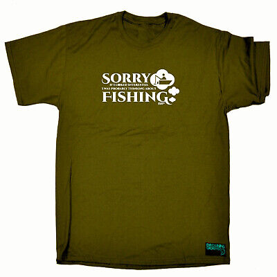Fishing Dw Sorry If I Looked Interested - Mens Funny Novelty Top T-Shirt Tshirts