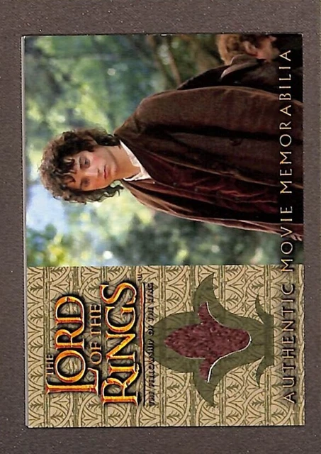 2002 Topps Lord of The Rings Elijah Wood Frodo's Travel Jacket Costume
