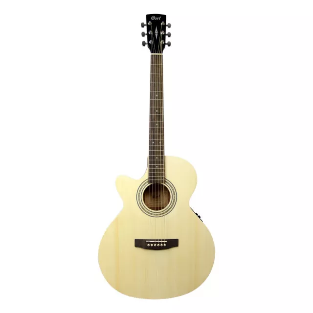 Cort SFX-ME - Guitare électro-acoustique gaucher - Naturel pores ouverts