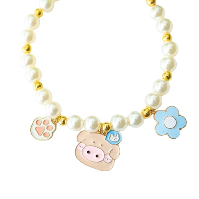 Cat Collar Shiny Surface Elegant Medium Dog Cat Fade-resistant Necklace