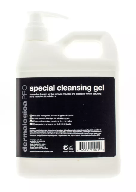 Dermalogica Special Cleansing Gel Pro Size 32 fl oz / 946 mL NEW / AUTH