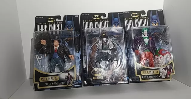 Legends of the Dark Knight Batman Figures Clayface Joker Penguin 1997 1998