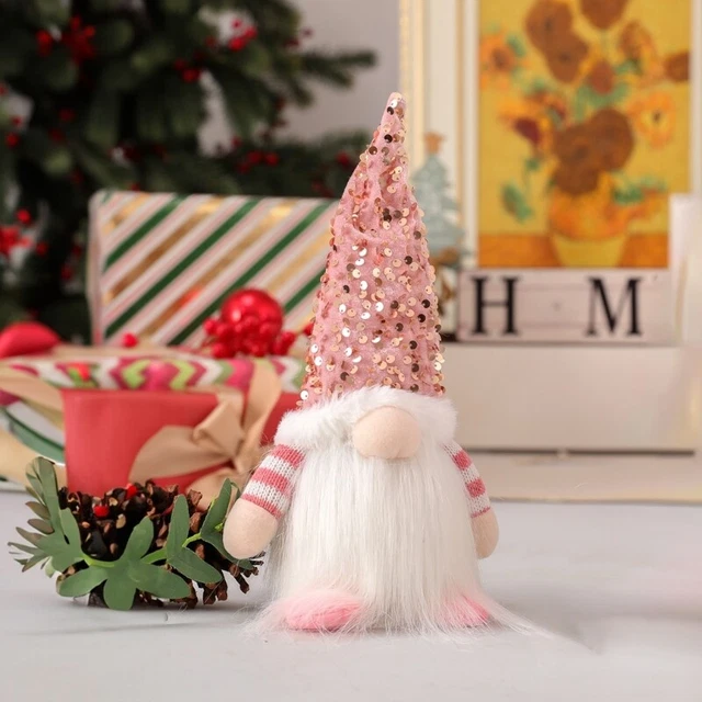 Glowing Christmas Gnome Doll with Lights Christmas Decoration for Home 2