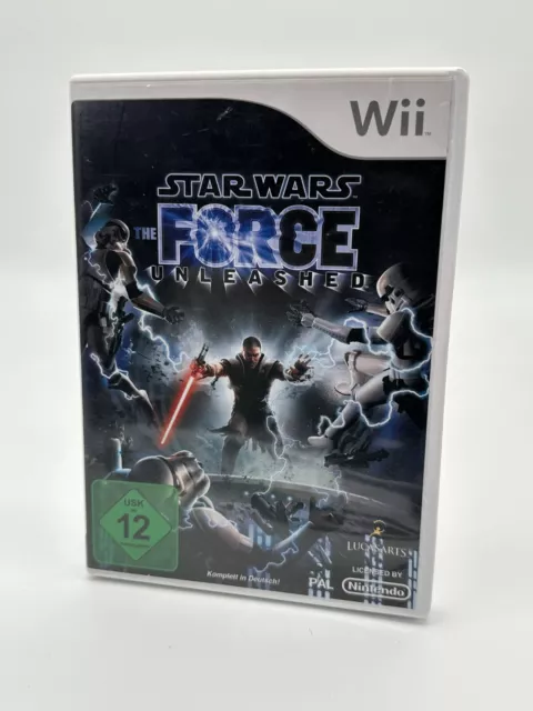 Star Wars Force Unleashed Nintendo Wii Sehr guter Zustand CIB