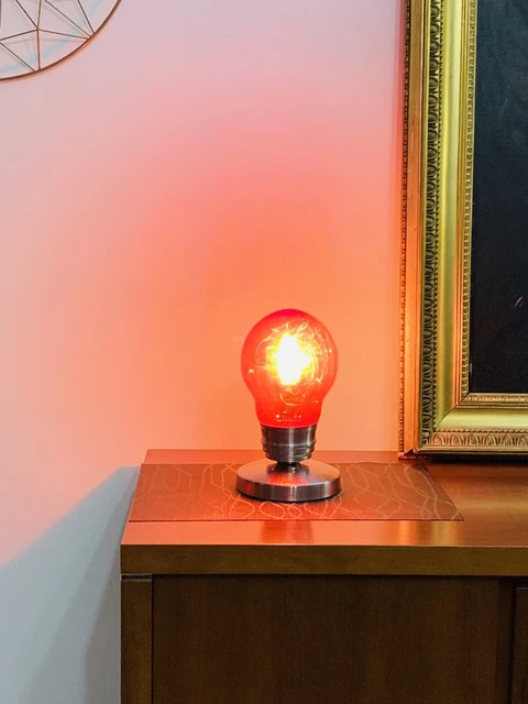 Magnifique Lampe De Bureau Ampoule Tactile Vintage Anne 80