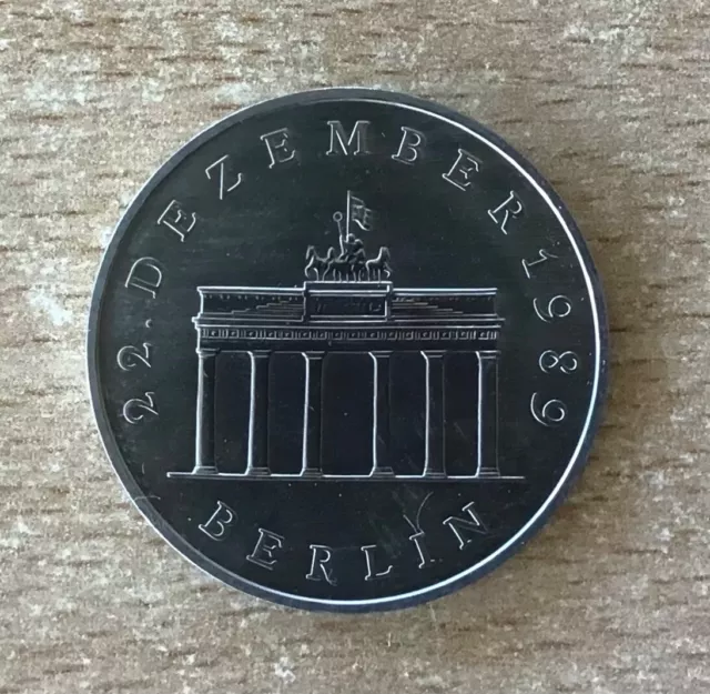 DDR Münze 20 Mark 1990 Öffnung des Brandenburger Tors Berlin