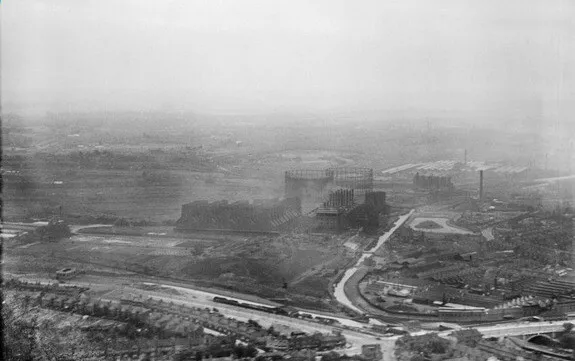 Nechells Power Station Birmingham from the north 1930 England OLD PHOTO