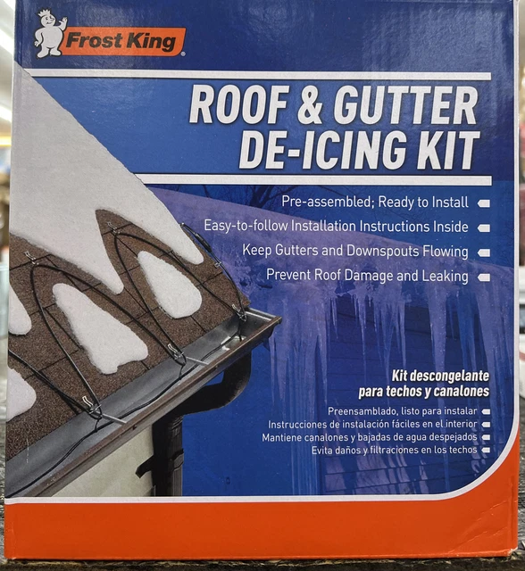 FROST KING ROOF And Gutter DeIcing Kit Model RC 60ft. Heat Cables