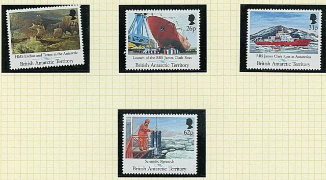 British Antarctic Territory  QEII 1991 sg 200/3  - MNH