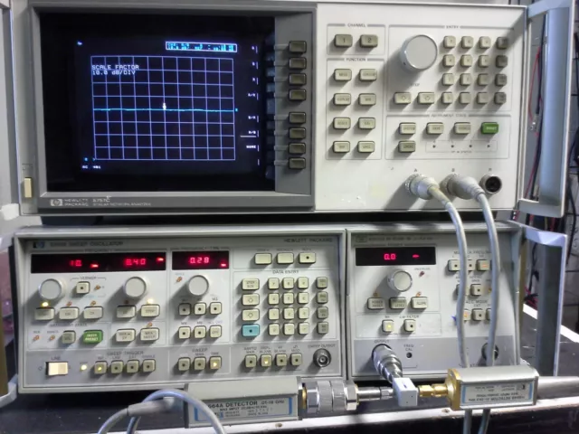 HP 83525A Sweep Oscillator plug-in TESTED! 10 MHz -8.4 GHz +13 dBm Programmable