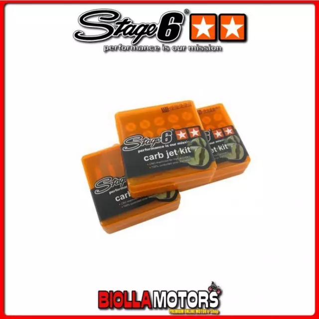 S6-28Del6-002 Set 10 Getti Massimo Dell'orto 6Mm (Da 80 A 102) Stage 6