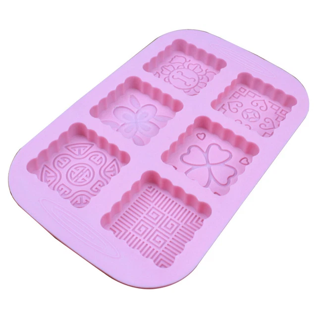 2 Pcs Cake Decoration Fondant Mold Chocolate Sugarcraft Mould