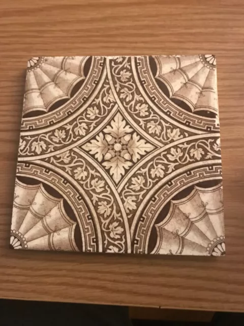 antique English Minton  Art Nouveau Tile 6x6