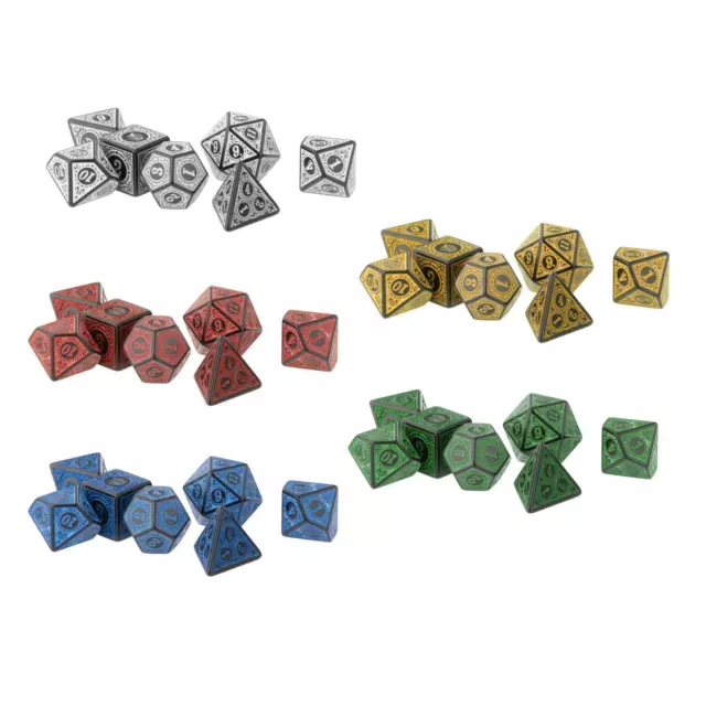 7 Pack Dice Game Entertainment Dice Children Toy Tabletop